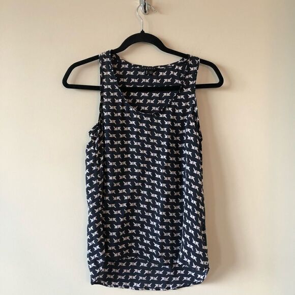 Theory Sleevless Isaac Arrow Print - Picture 3 of 9